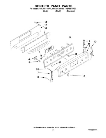 Diagram for YMER8875WW0