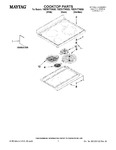 Diagram for 01 - Cooktop Parts