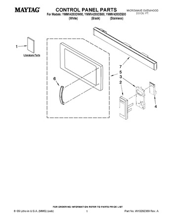 Diagram for YMMV4203DB00