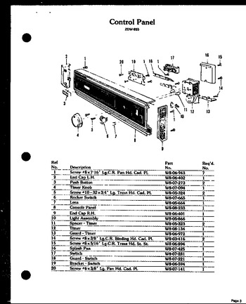 Diagram for ZDW-855