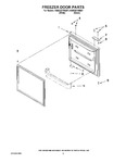 Diagram for 03 - Freezer Door Parts