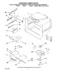 Diagram for 02 - Freezer Liner Parts