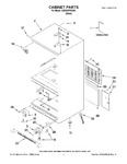 Diagram for 01 - Cabinet Parts