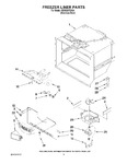 Diagram for 03 - Freezer Liner Parts