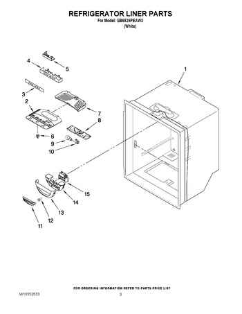 Diagram for GB6525PEAW3