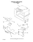 Diagram for 03 - Freezer Liner Parts