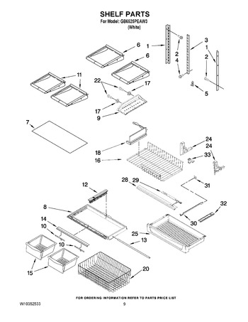 Diagram for GB6525PEAW3