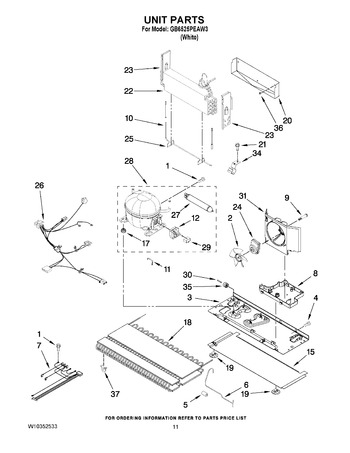 Diagram for GB6525PEAW3