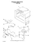 Diagram for 03 - Freezer Liner Parts