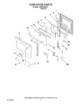 Diagram for 06 - Oven Door Parts