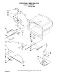 Diagram for 06 - Freezer Liner Parts