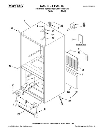 Diagram for MBF1958WEB2