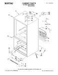 Diagram for 01 - Cabinet Parts