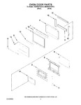 Diagram for 02 - Oven Door Parts