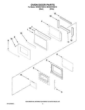 Diagram for MEW5527DDB16