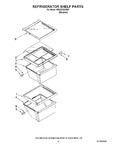 Diagram for 03 - Refrigerator Shelf Parts