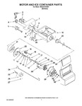 Diagram for 05 - Motor And Ice Container Parts