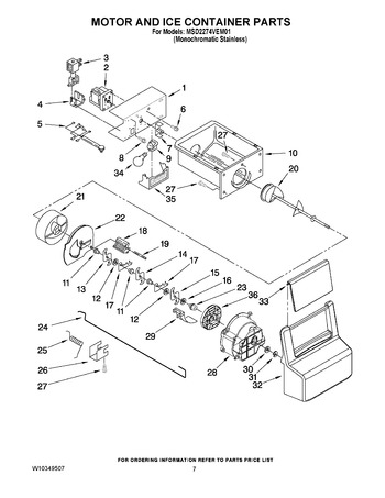 Diagram for MSD2274VEM01