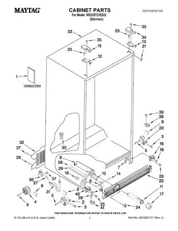 Diagram for MSD2572VES02