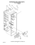 Diagram for 02 - Refrigerator Liner Parts