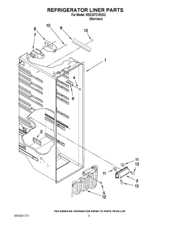 Diagram for MSD2572VES02