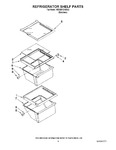 Diagram for 03 - Refrigerator Shelf Parts