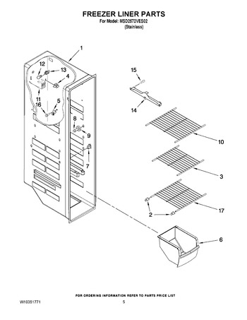 Diagram for MSD2572VES02