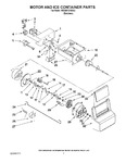 Diagram for 05 - Motor And Ice Container Parts