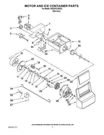 Diagram for MSD2572VES02