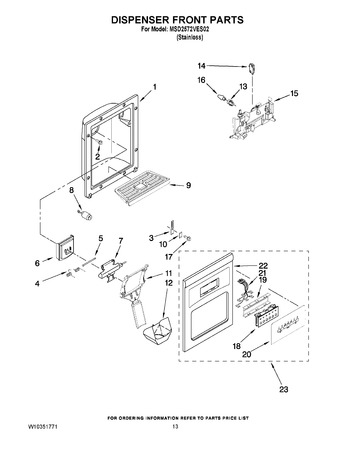 Diagram for MSD2572VES02