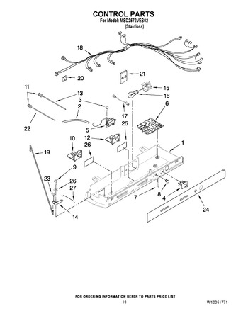 Diagram for MSD2572VES02