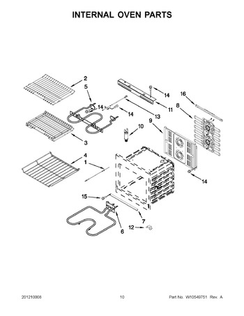 Diagram for JJW3830WP02