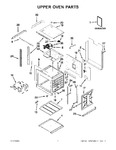 Diagram for 01 - Upper Oven Parts