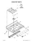 Diagram for 01 - Cooktop Parts