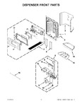 Diagram for 08 - Dispenser Front Parts