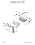 Diagram for 08 - Freezer Door Parts