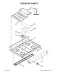 Diagram for 01 - Cooktop Parts