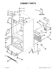 Diagram for 01 - Cabinet Parts