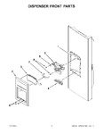 Diagram for 09 - Dispenser Front Parts