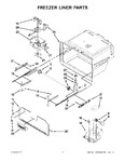 Diagram for 06 - Freezer Liner Parts