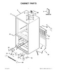 Diagram for 01 - Cabinet Parts