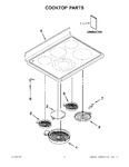 Diagram for 01 - Cooktop Parts