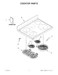 Diagram for 01 - Cooktop Parts