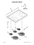 Diagram for 01 - Cooktop Parts