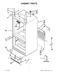 Diagram for 01 - Cabinet Parts