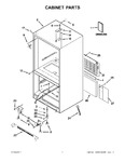 Diagram for 01 - Cabinet Parts