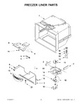 Diagram for 02 - Freezer Liner Parts