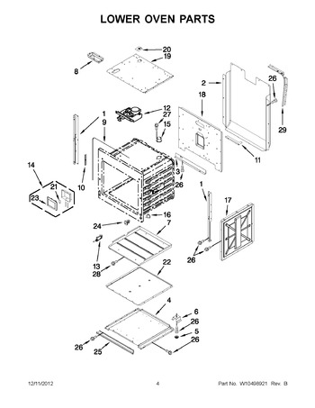 Diagram for JJW3830WB01