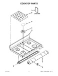 Diagram for 01 - Cooktop Parts