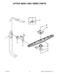 Diagram for 07 - Upper Wash And Rinse Parts